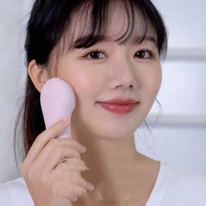 electric silicone face cleansing brush