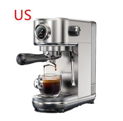 Coffee Machine with Built-in Milk Frother
