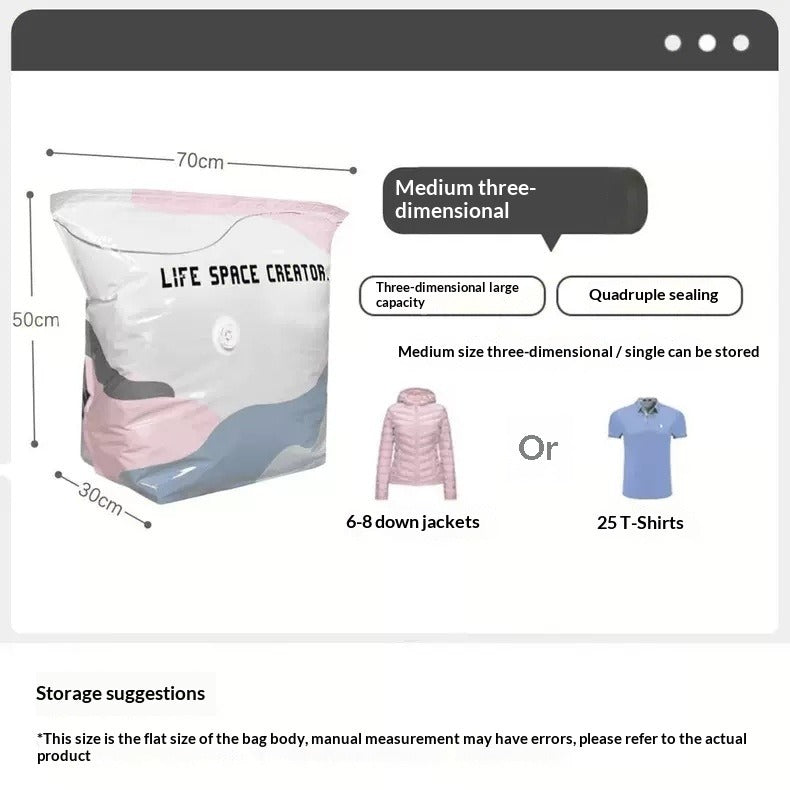 down jacket storage bag