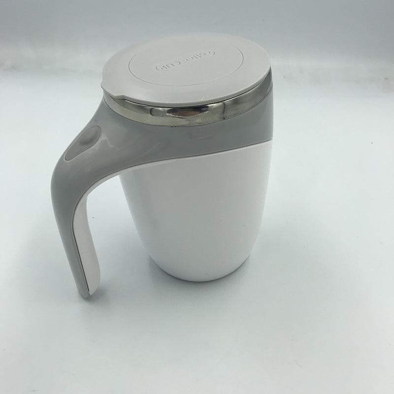 electric coffee cooler stirrer to cool doewn displayed in silver white color with a sleek design.