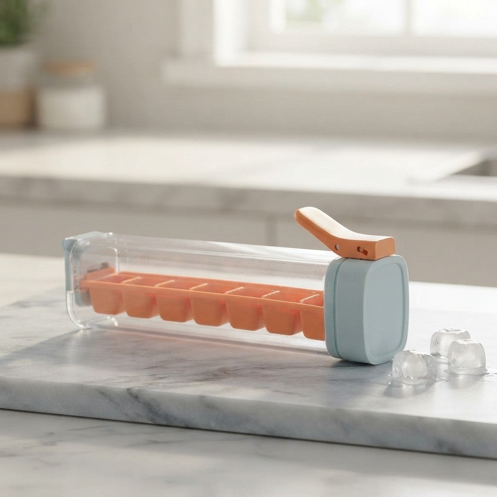 Flexible Silicone Ice Cube Press